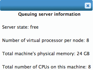 KDCompute - Queueing Server Information