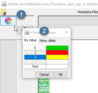 Setting Genotype Data Point Colours