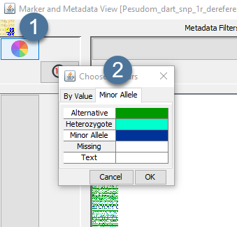Setting Genotype Data Point Colours