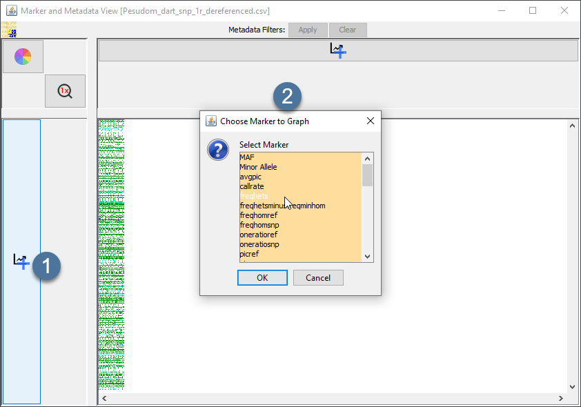 Graphing Data in the Genotypic Data Map